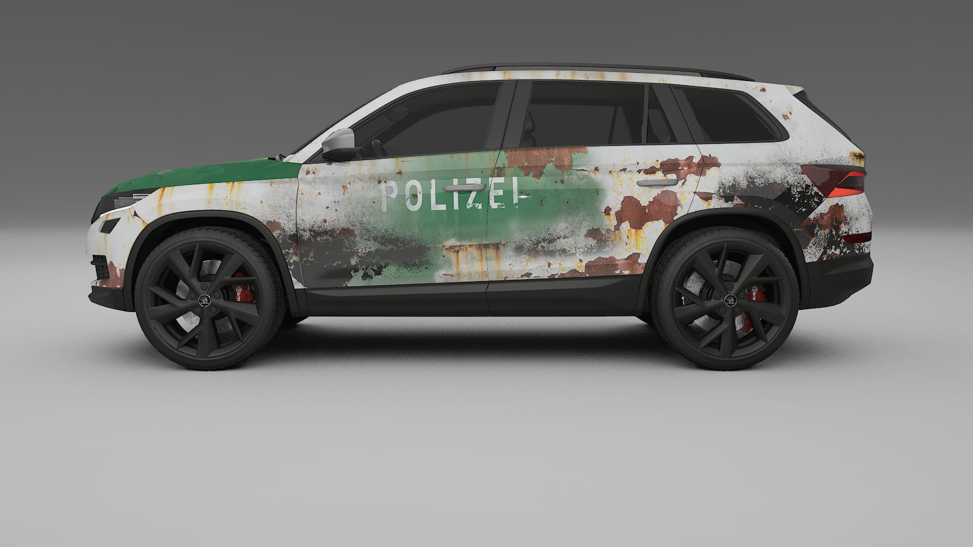 Škoda Kodiaq NS7 COBRA 11 – Ontworpen Wrap PPF Kit van Printbaar Polyurethaanfolie