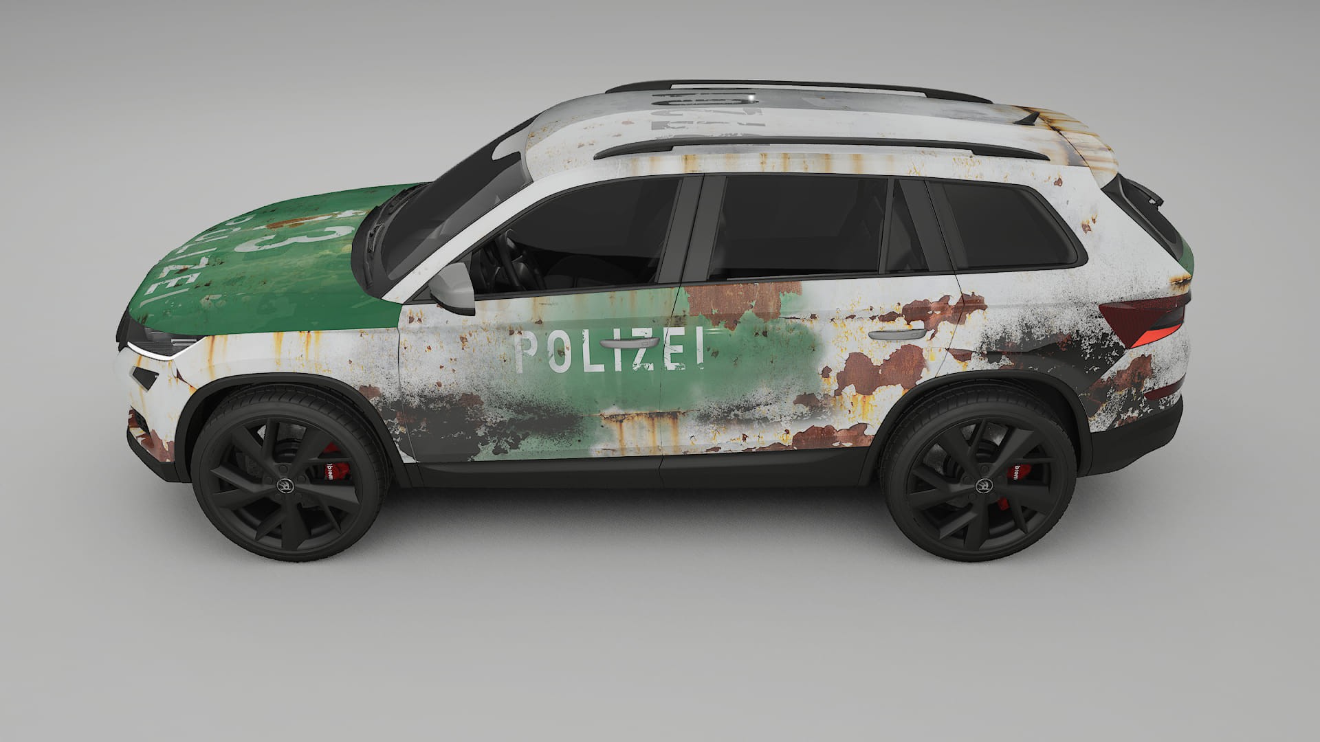 Škoda Kodiaq NS7 COBRA 11 – Ontworpen Wrap PPF Kit van Printbaar Polyurethaanfolie