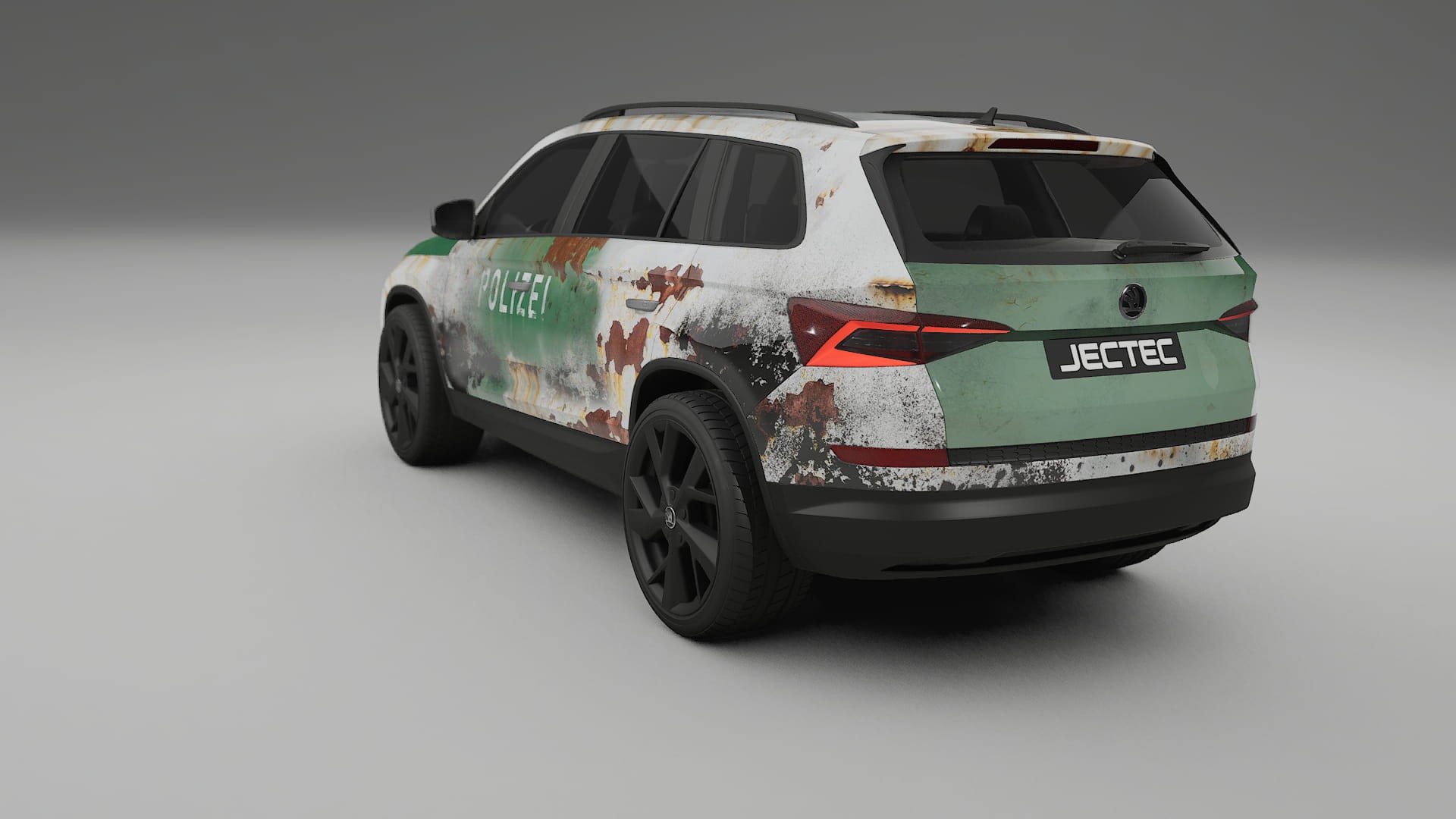 Škoda Kodiaq NS7 COBRA 11 – Ontworpen Wrap PPF Kit van Printbaar Polyurethaanfolie