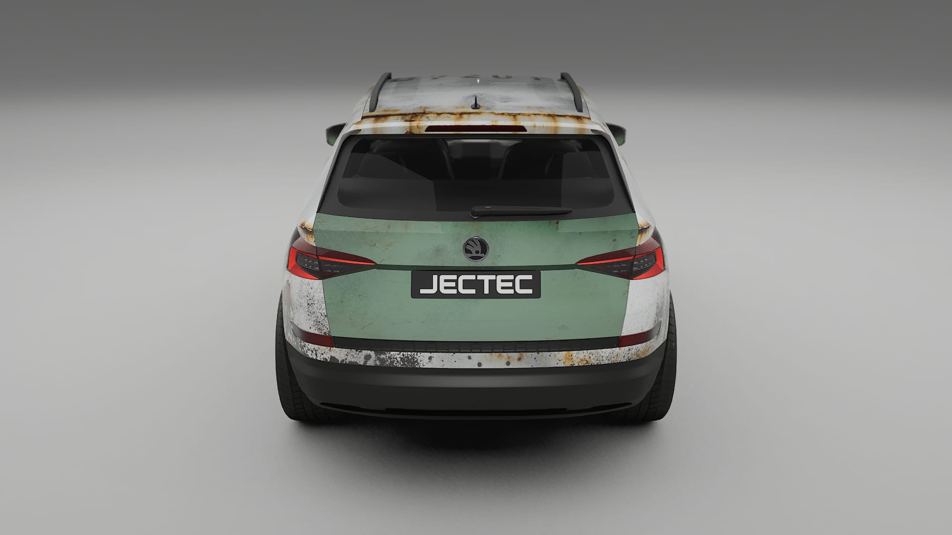 Škoda Kodiaq NS7 COBRA 11 – Ontworpen Wrap PPF Kit van Printbaar Polyurethaanfolie