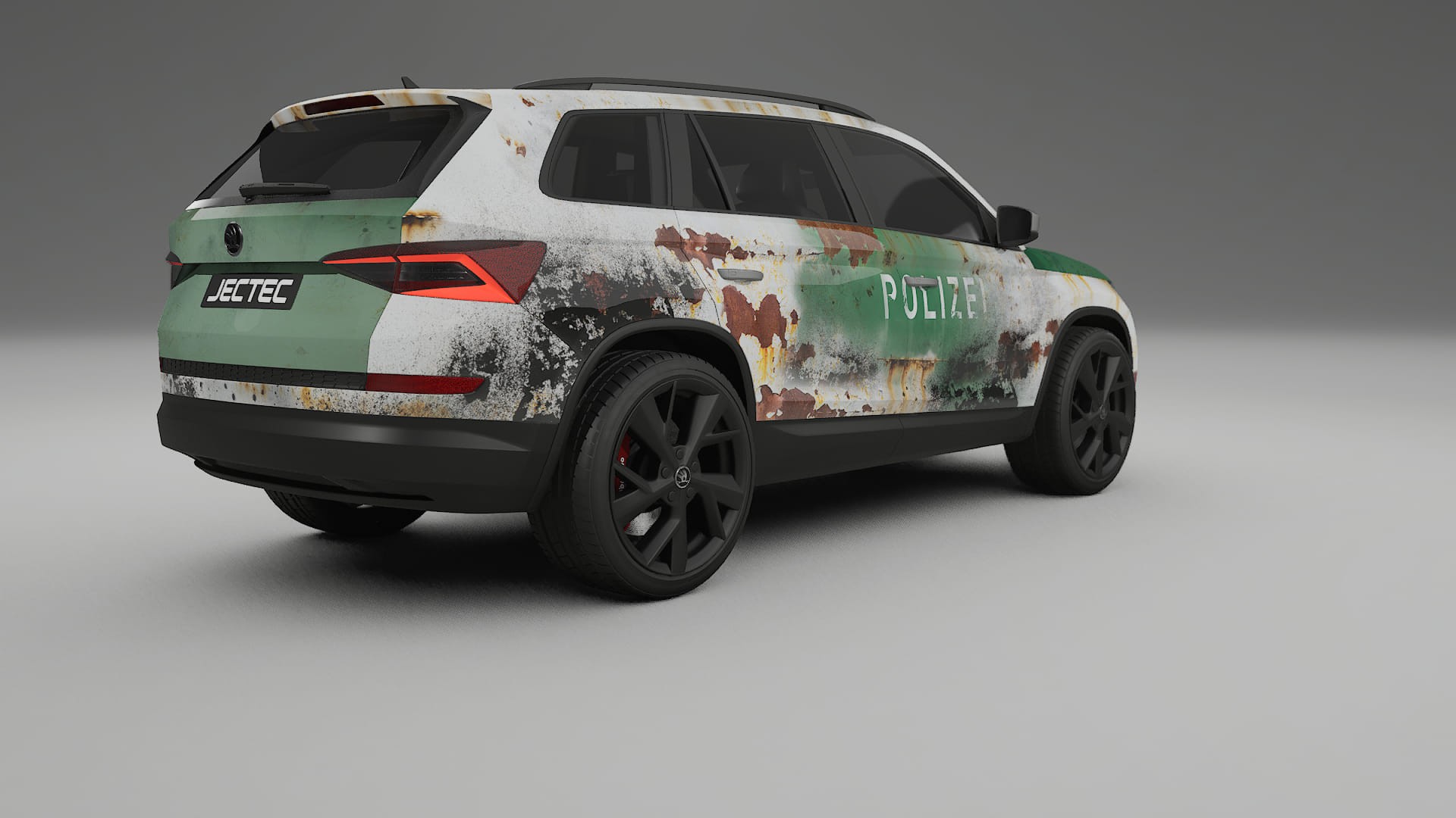 Škoda Kodiaq NS7 COBRA 11 – Ontworpen Wrap PPF Kit van Printbaar Polyurethaanfolie