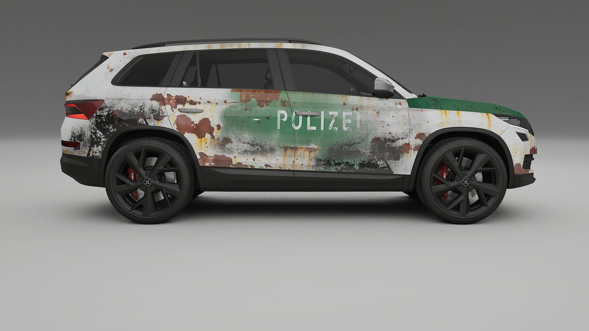 Škoda Kodiaq NS7 COBRA 11 – Ontworpen Wrap PPF Kit van Printbaar Polyurethaanfolie