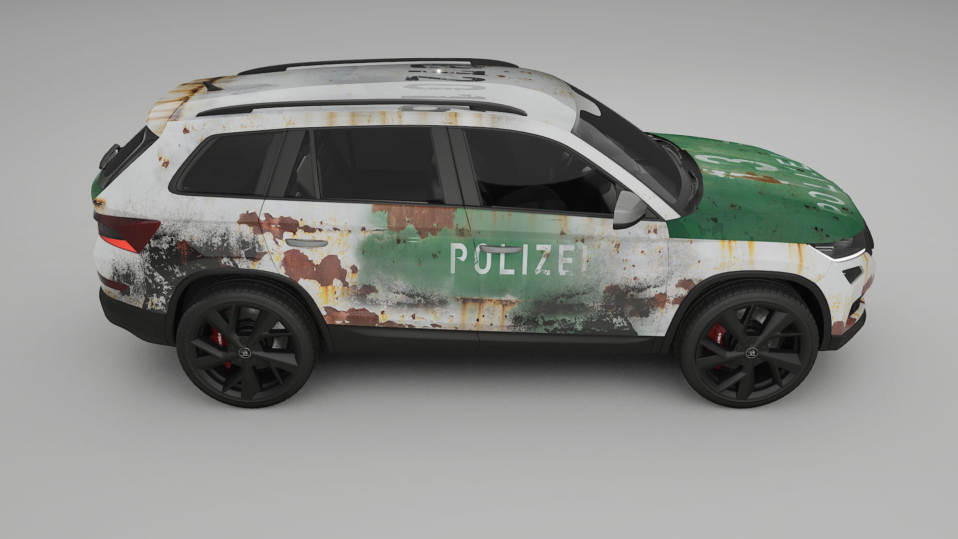 Škoda Kodiaq NS7 COBRA 11 – Ontworpen Wrap PPF Kit van Printbaar Polyurethaanfolie