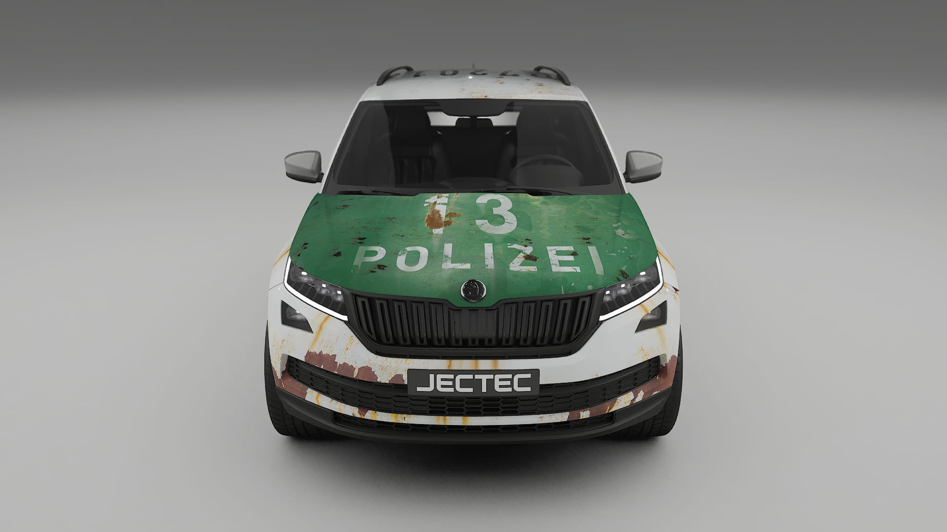 Škoda Kodiaq NS7 COBRA 11 – Ontworpen Wrap PPF Kit van Printbaar Polyurethaanfolie