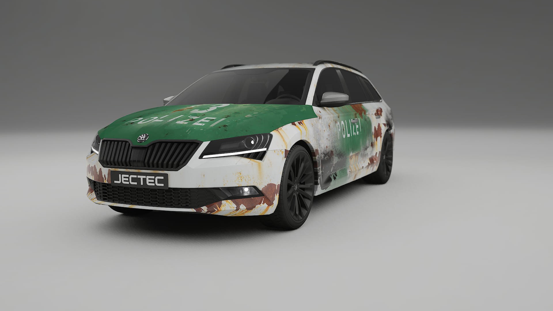Škoda Superb B8 COBRA 11 – Ontworpen Wrap PPF Kit van Printbaar Polyurethaanfolie