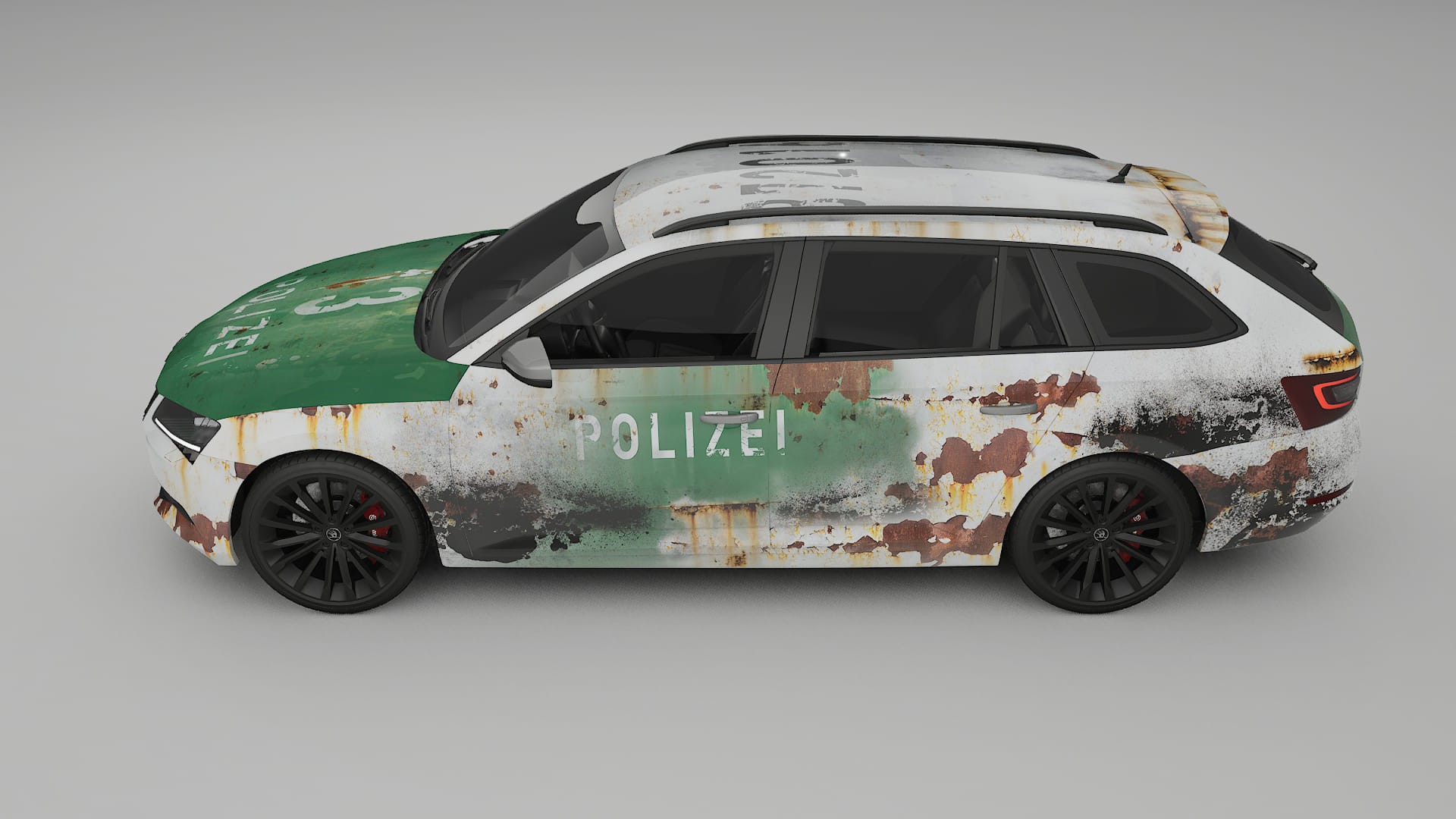 Škoda Superb B8 COBRA 11 – Ontworpen Wrap PPF Kit van Printbaar Polyurethaanfolie