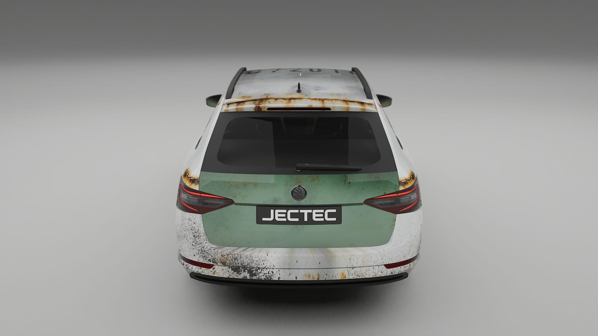 Škoda Superb B8 COBRA 11 – Ontworpen Wrap PPF Kit van Printbaar Polyurethaanfolie