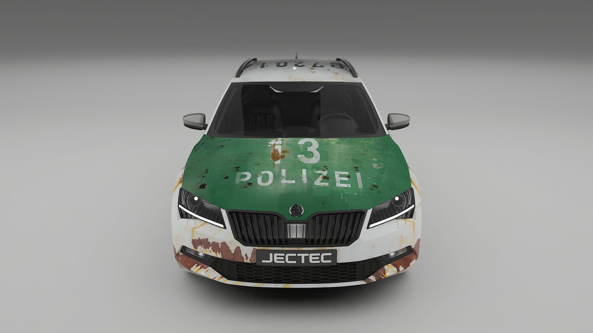 Škoda Superb B8 COBRA 11 – Ontworpen Wrap PPF Kit van Printbaar Polyurethaanfolie