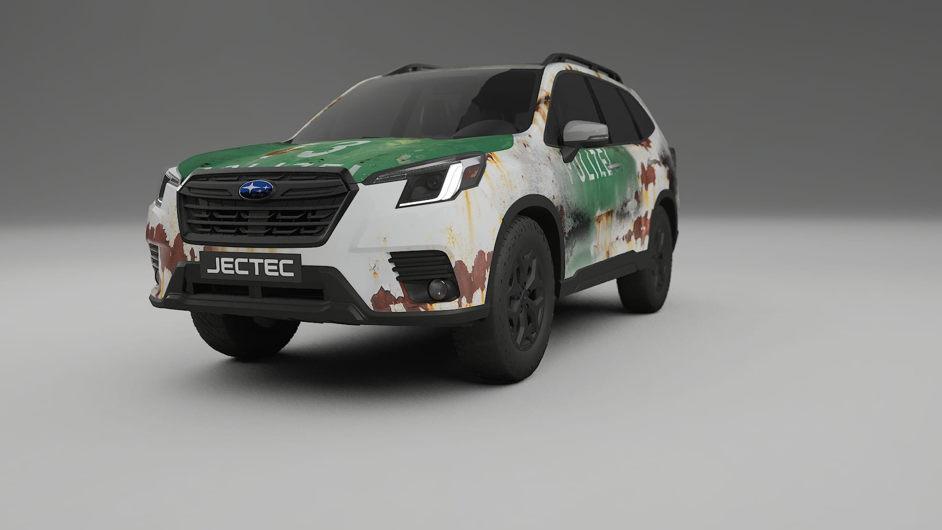 Subaru Forester V SK facelift LCI COBRA 11 – Ontworpen Wrap PPF Kit van Printbaar Polyurethaanfolie