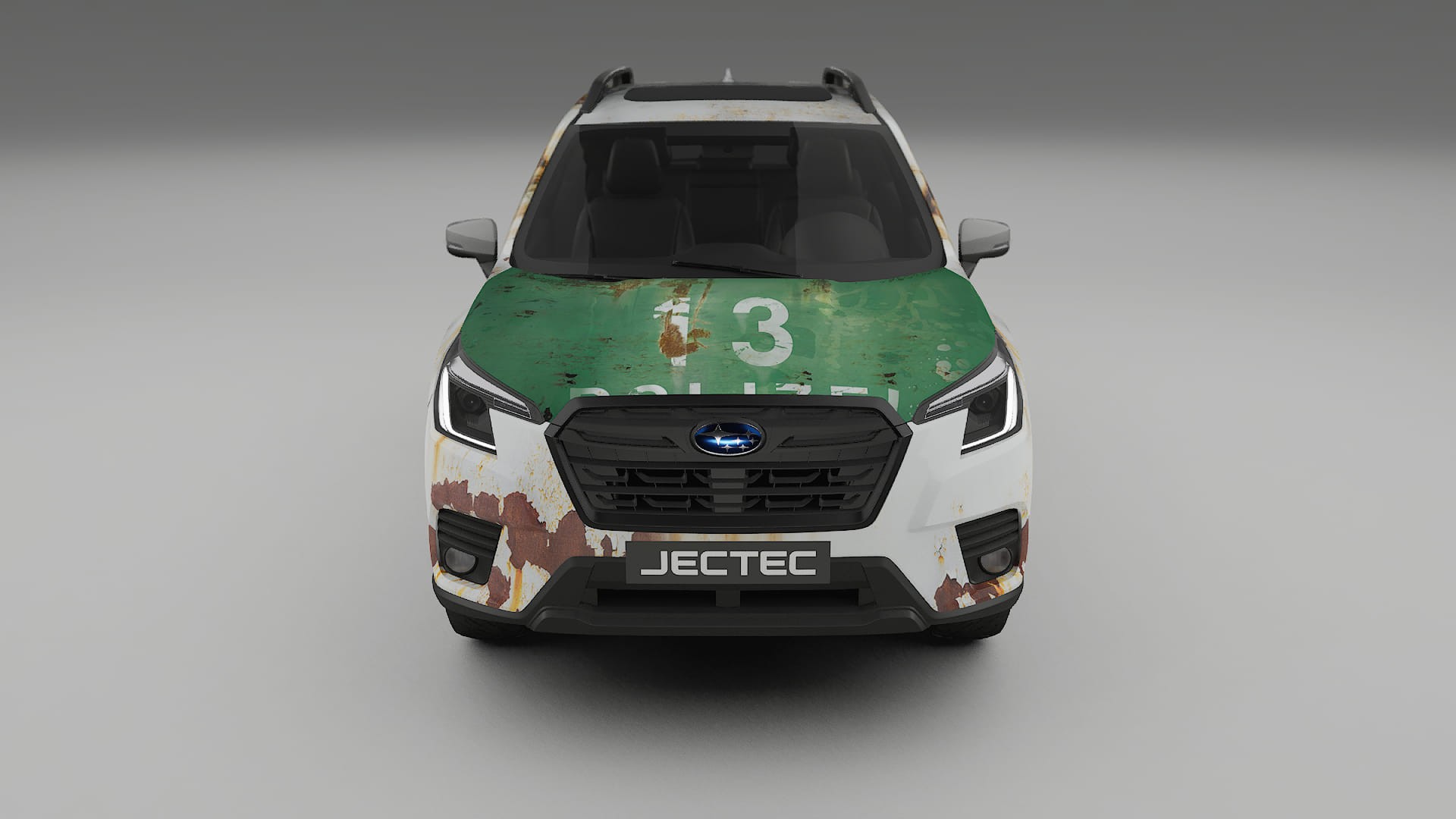 Subaru Forester V SK facelift LCI COBRA 11 – Ontworpen Wrap PPF Kit van Printbaar Polyurethaanfolie