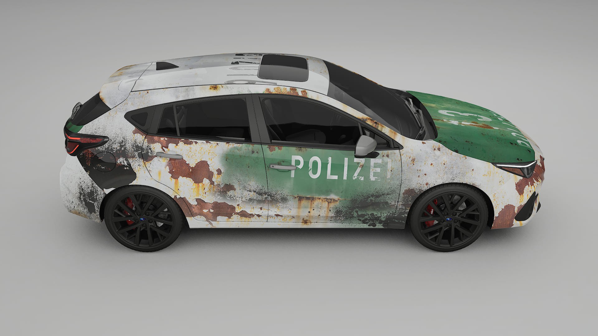 Subaru Impreza GU COBRA 11 – Ontworpen Wrap PPF Kit van Printbaar Polyurethaanfolie