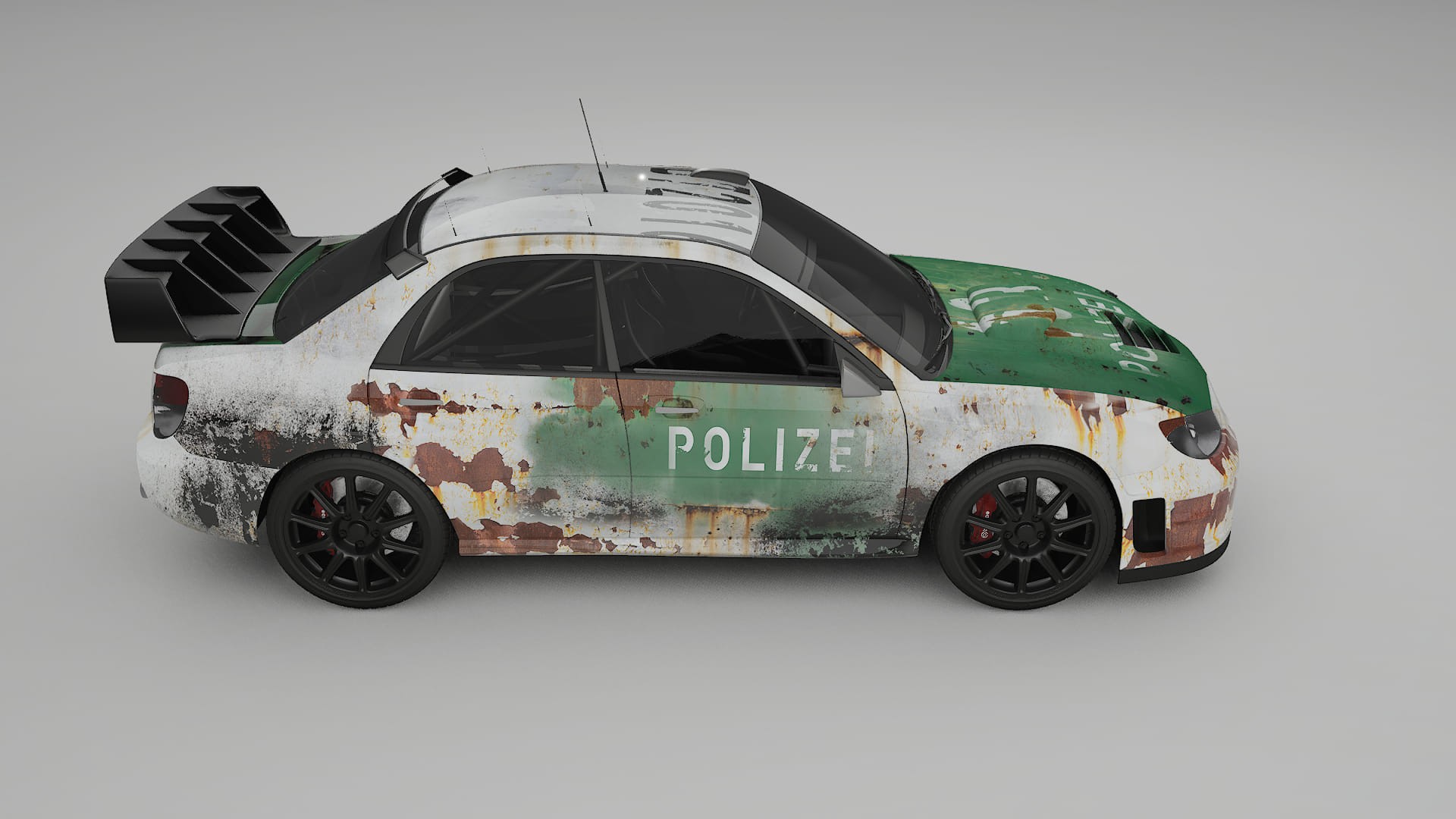 Subaru Impreza WRC GD COBRA 11 – Ontworpen Wrap PPF Kit van Printbaar Polyurethaanfolie
