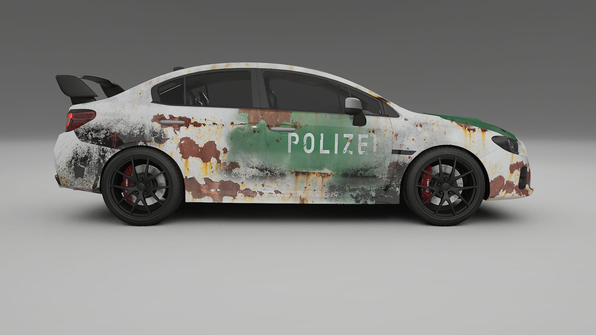 Subaru Impreza WRX Sti VA prefacelift pre-LCI COBRA 11 – Ontworpen Wrap PPF Kit van Printbaar Polyurethaanfolie