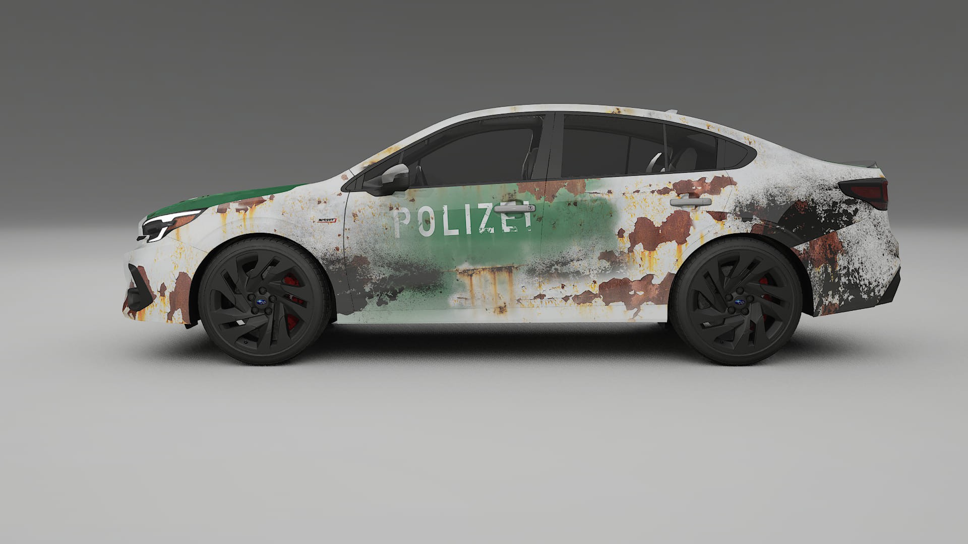 Subaru Legacy BW COBRA 11 – Ontworpen Wrap PPF Kit van Printbaar Polyurethaanfolie