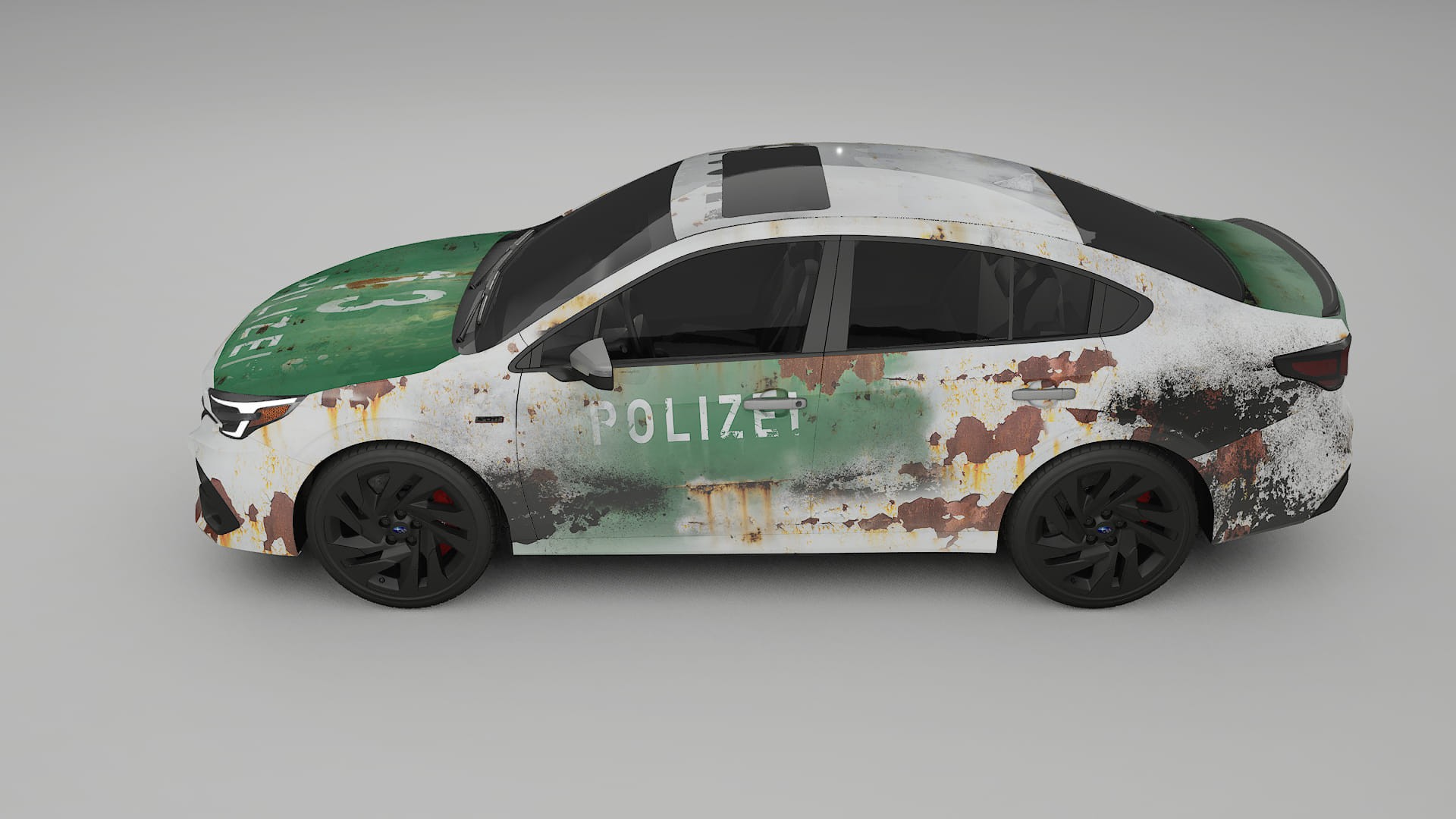 Subaru Legacy BW COBRA 11 – Ontworpen Wrap PPF Kit van Printbaar Polyurethaanfolie