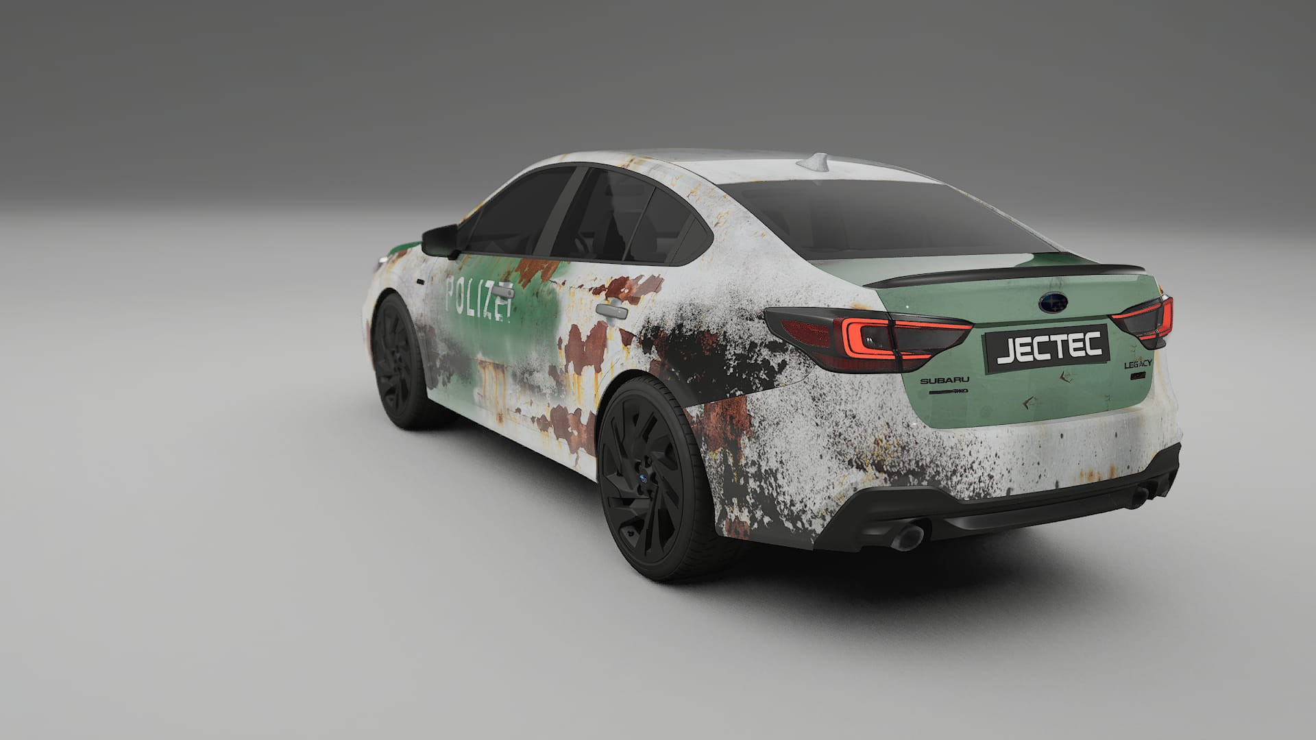 Subaru Legacy BW COBRA 11 – Ontworpen Wrap PPF Kit van Printbaar Polyurethaanfolie