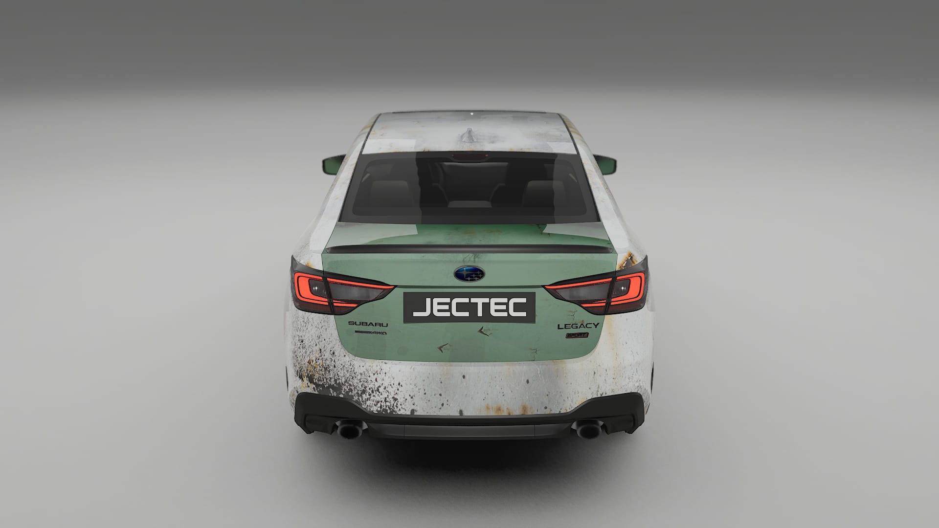 Subaru Legacy BW COBRA 11 – Ontworpen Wrap PPF Kit van Printbaar Polyurethaanfolie