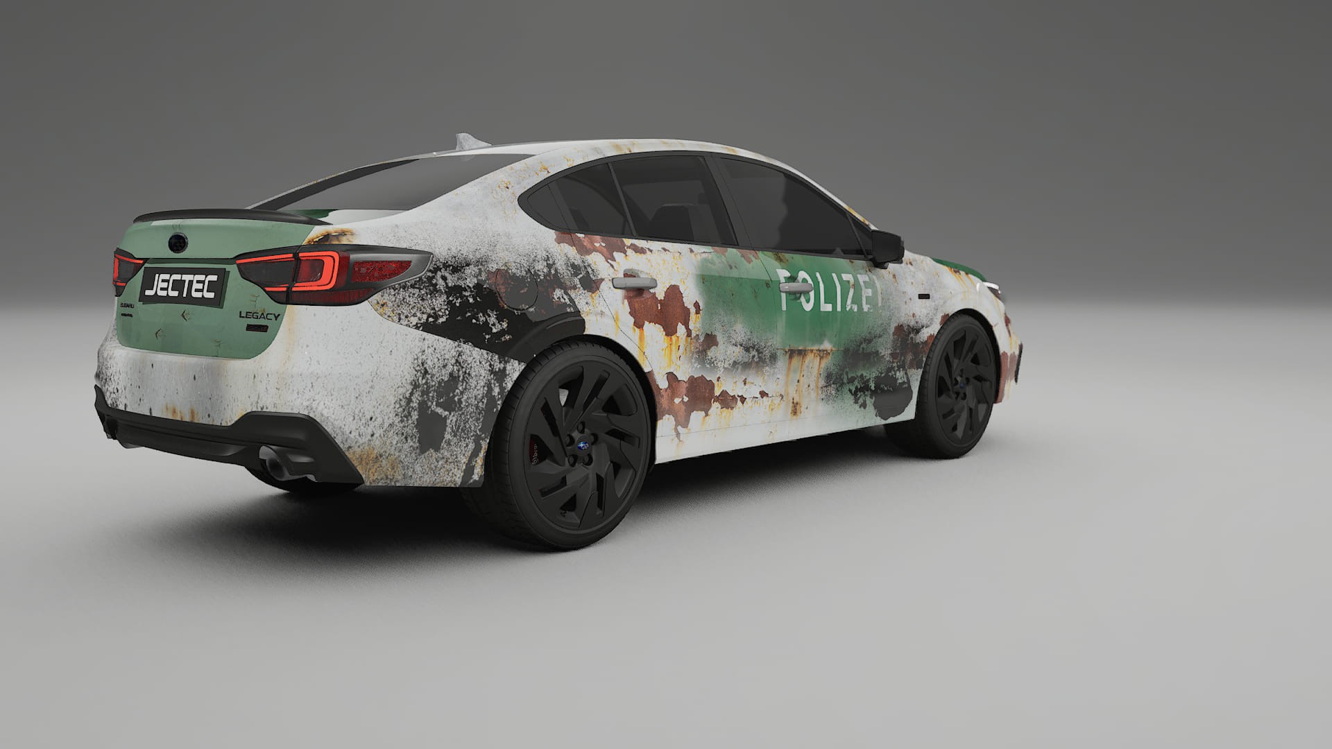 Subaru Legacy BW COBRA 11 – Ontworpen Wrap PPF Kit van Printbaar Polyurethaanfolie