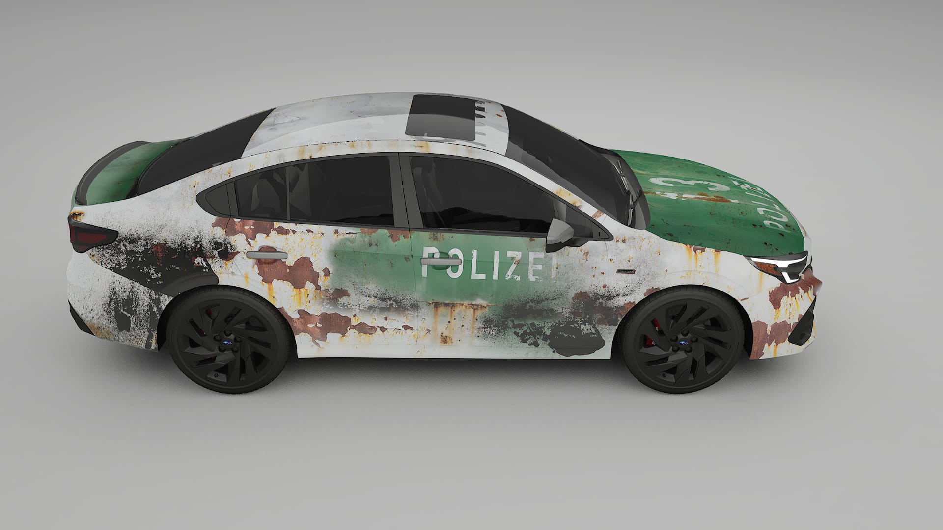 Subaru Legacy BW COBRA 11 – Ontworpen Wrap PPF Kit van Printbaar Polyurethaanfolie