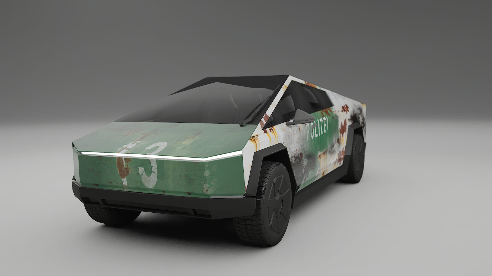 Tesla Cybertruck COBRA 11 – Ontworpen Wrap PPF Kit van Printbaar Polyurethaanfolie