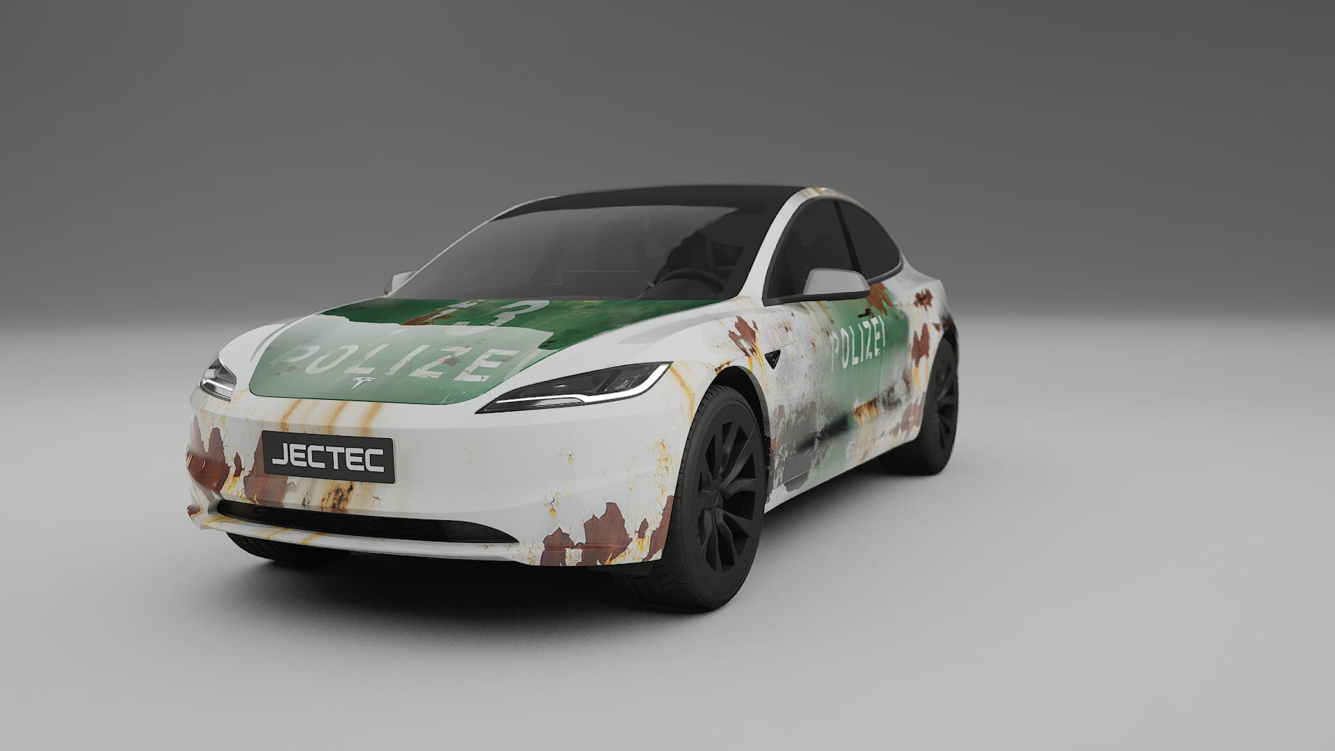 Tesla Model 3 Highland COBRA 11 – Ontworpen Wrap PPF Kit van Printbaar Polyurethaanfolie