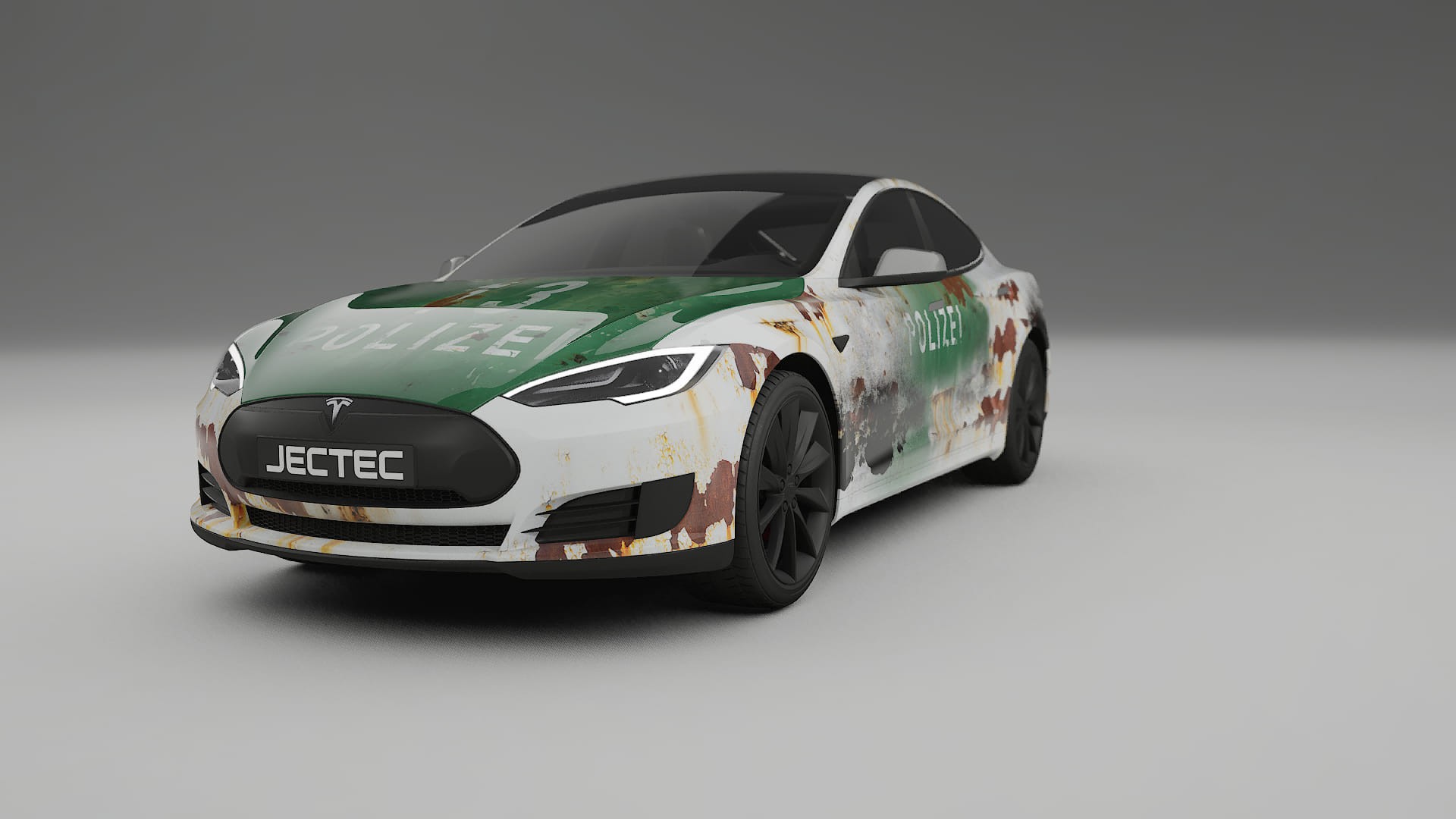 Tesla Model-S COBRA 11 – Ontworpen Wrap PPF Kit van Printbaar Polyurethaanfolie