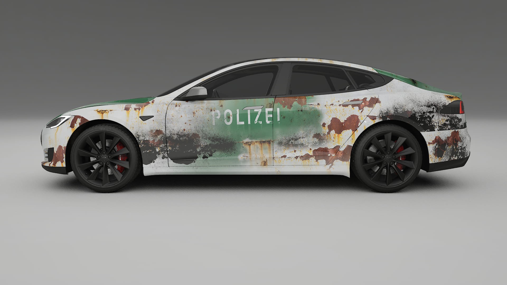Tesla Model-S COBRA 11 – Ontworpen Wrap PPF Kit van Printbaar Polyurethaanfolie