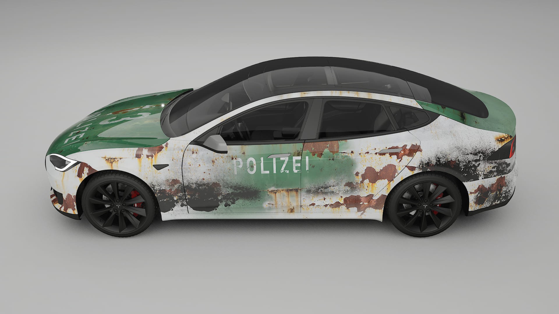Tesla Model-S COBRA 11 – Ontworpen Wrap PPF Kit van Printbaar Polyurethaanfolie