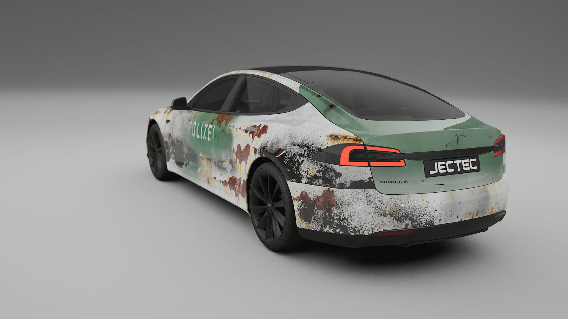 Tesla Model-S COBRA 11 – Ontworpen Wrap PPF Kit van Printbaar Polyurethaanfolie