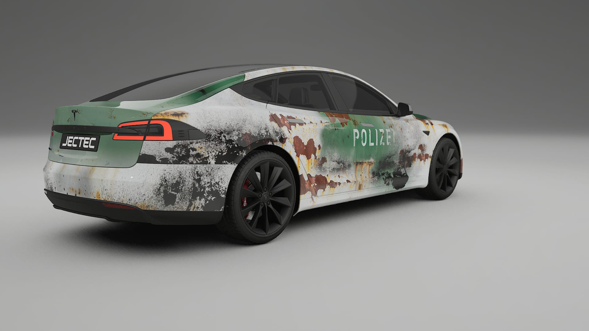 Tesla Model-S COBRA 11 – Ontworpen Wrap PPF Kit van Printbaar Polyurethaanfolie