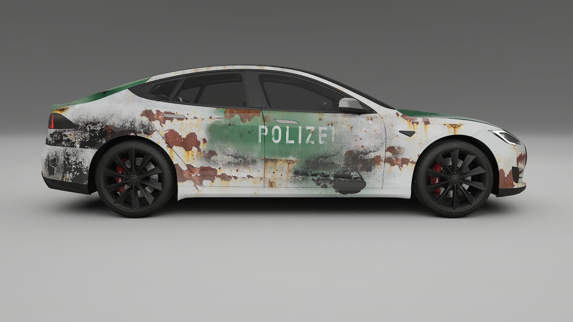 Tesla Model-S COBRA 11 – Ontworpen Wrap PPF Kit van Printbaar Polyurethaanfolie