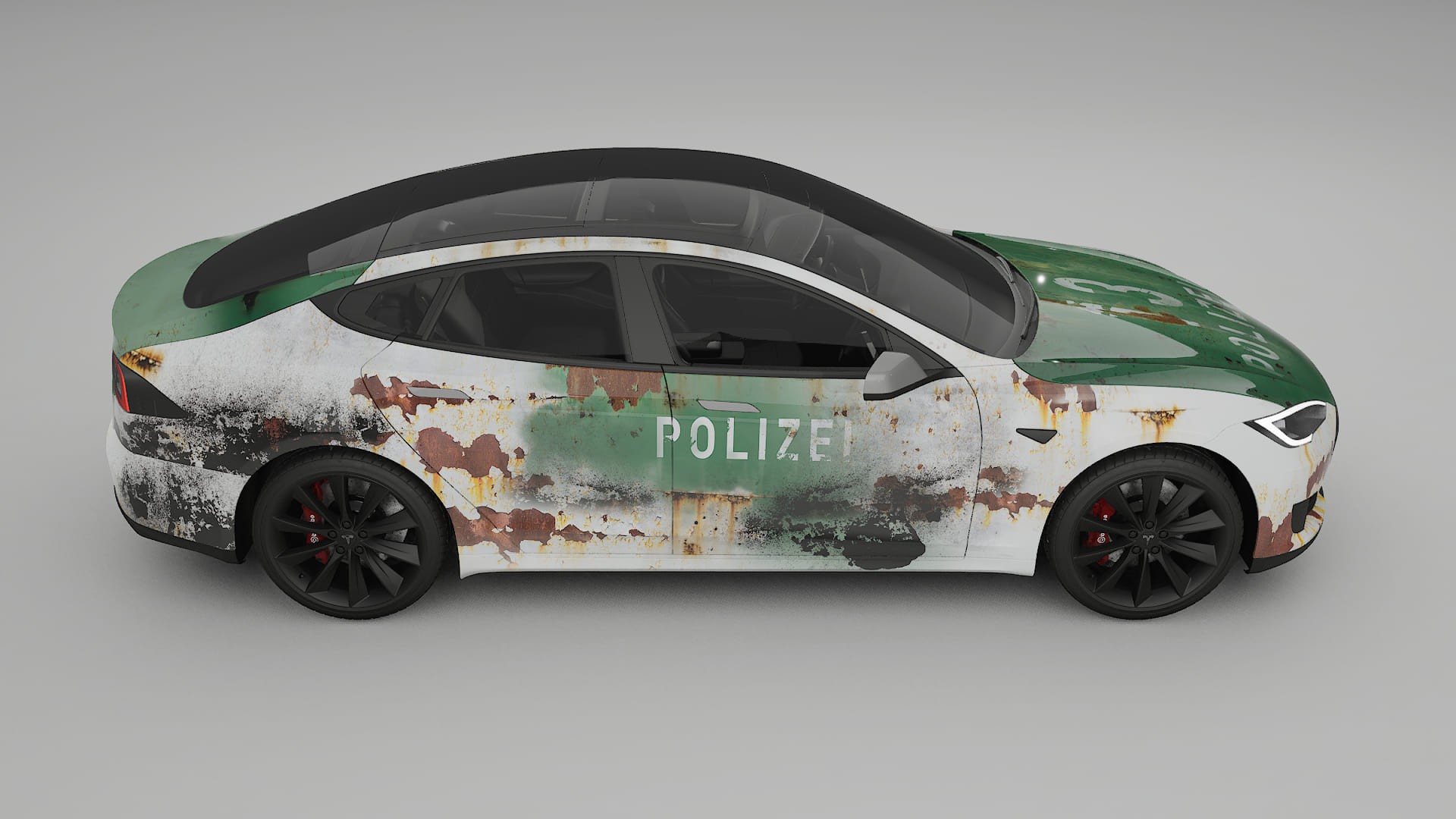Tesla Model-S COBRA 11 – Ontworpen Wrap PPF Kit van Printbaar Polyurethaanfolie