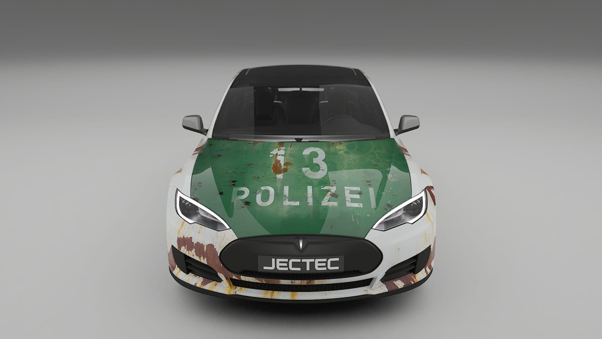 Tesla Model-S COBRA 11 – Ontworpen Wrap PPF Kit van Printbaar Polyurethaanfolie