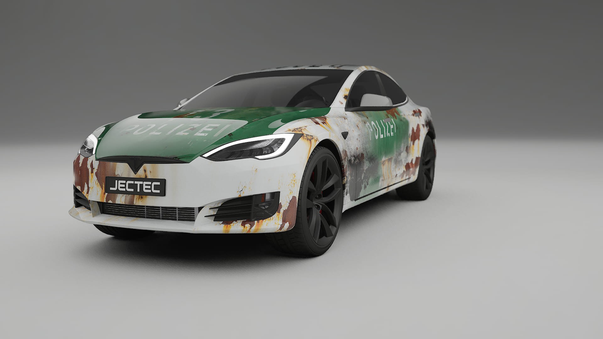 Tesla Model-S Refresh COBRA 11 – Ontworpen Wrap PPF Kit van Printbaar Polyurethaanfolie