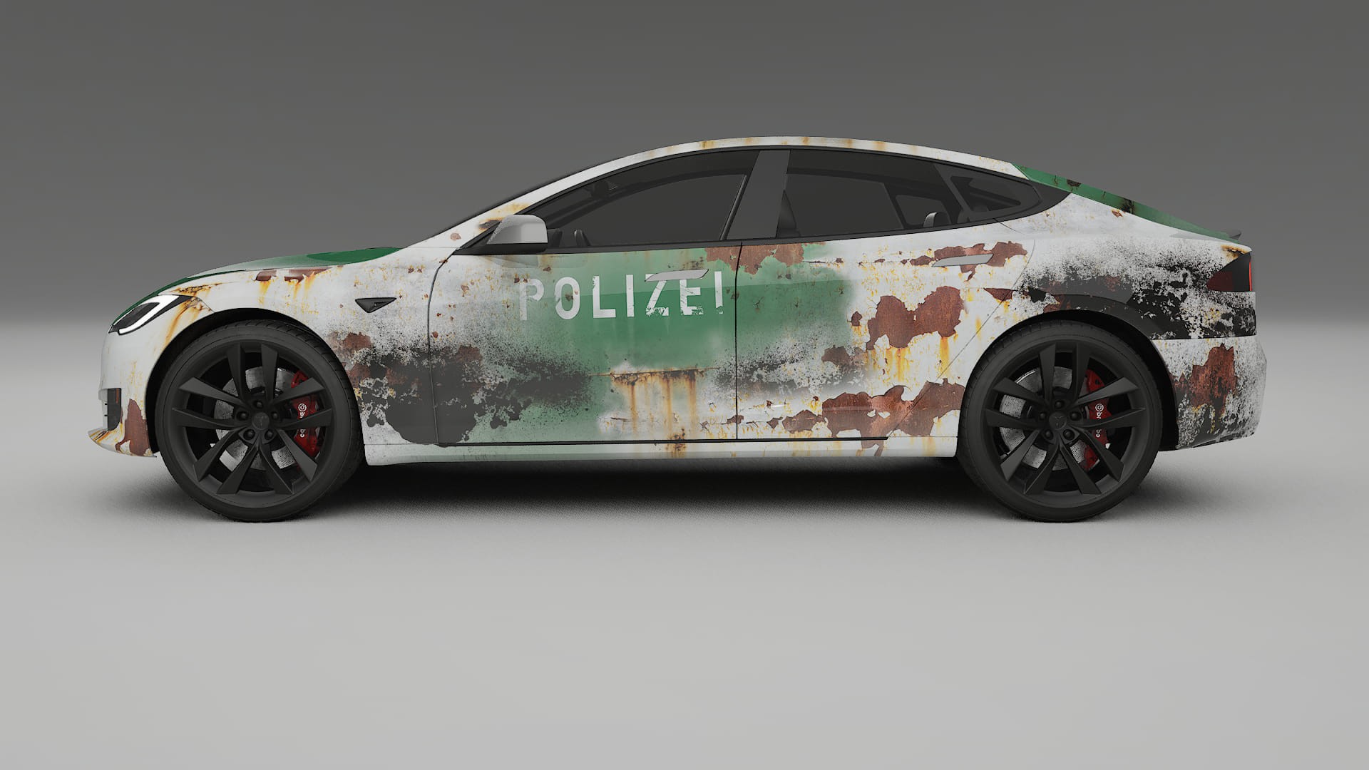 Tesla Model-S Refresh COBRA 11 – Ontworpen Wrap PPF Kit van Printbaar Polyurethaanfolie