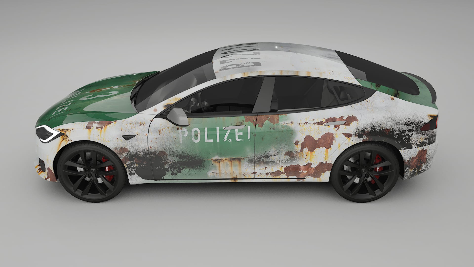 Tesla Model-S Refresh COBRA 11 – Ontworpen Wrap PPF Kit van Printbaar Polyurethaanfolie