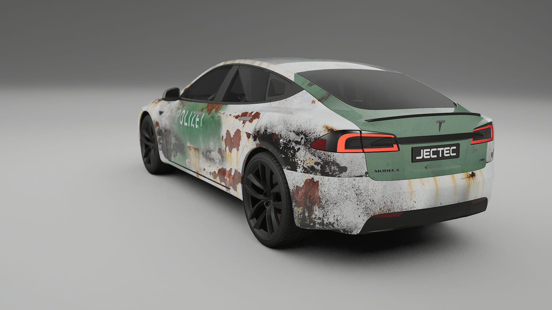 Tesla Model-S Refresh COBRA 11 – Ontworpen Wrap PPF Kit van Printbaar Polyurethaanfolie