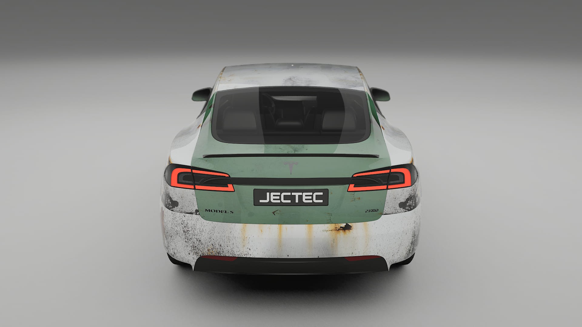 Tesla Model-S Refresh COBRA 11 – Ontworpen Wrap PPF Kit van Printbaar Polyurethaanfolie