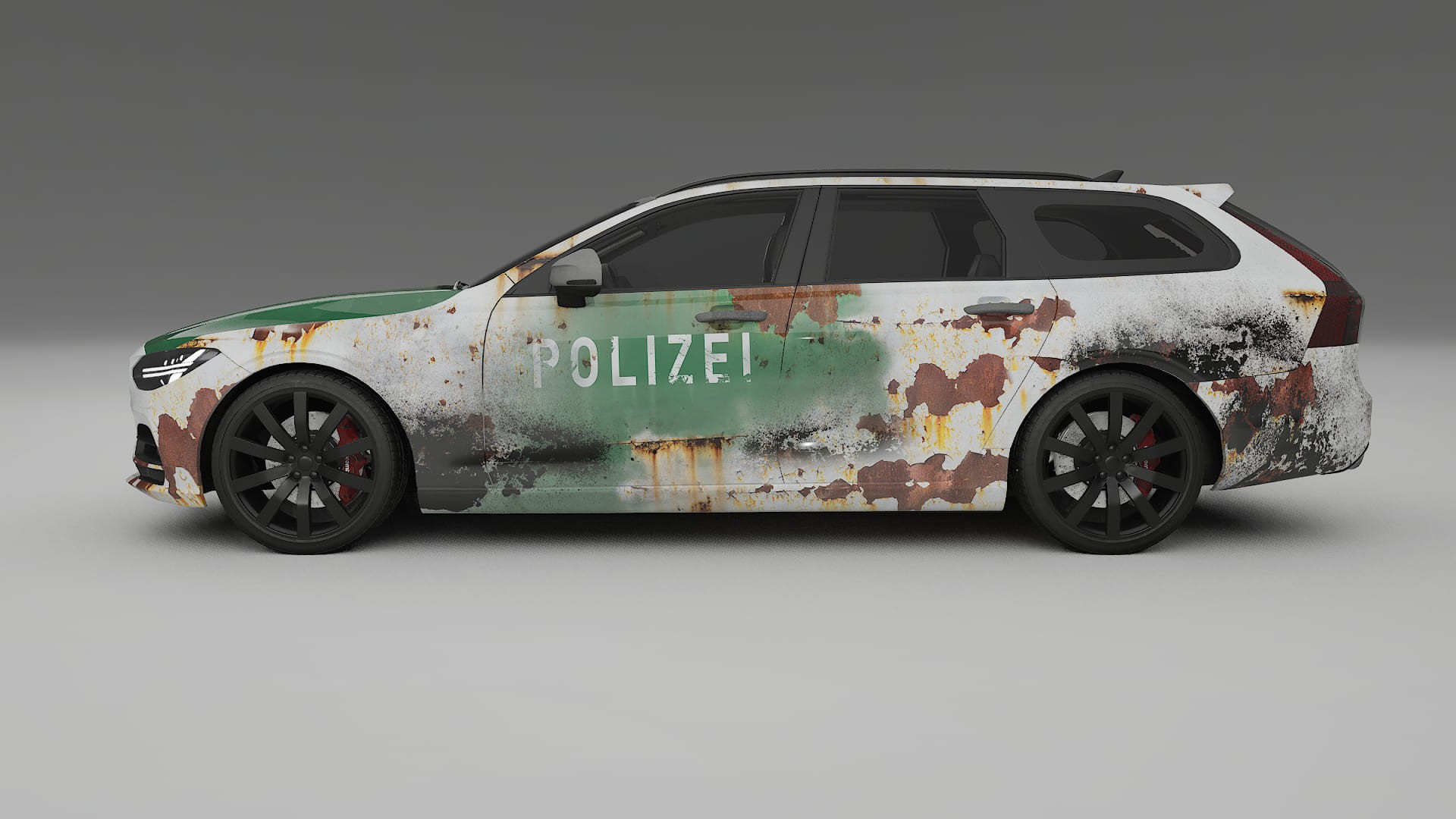 Volvo V90 P5 COBRA 11 – Ontworpen Wrap PPF Kit van Printbaar Polyurethaanfolie