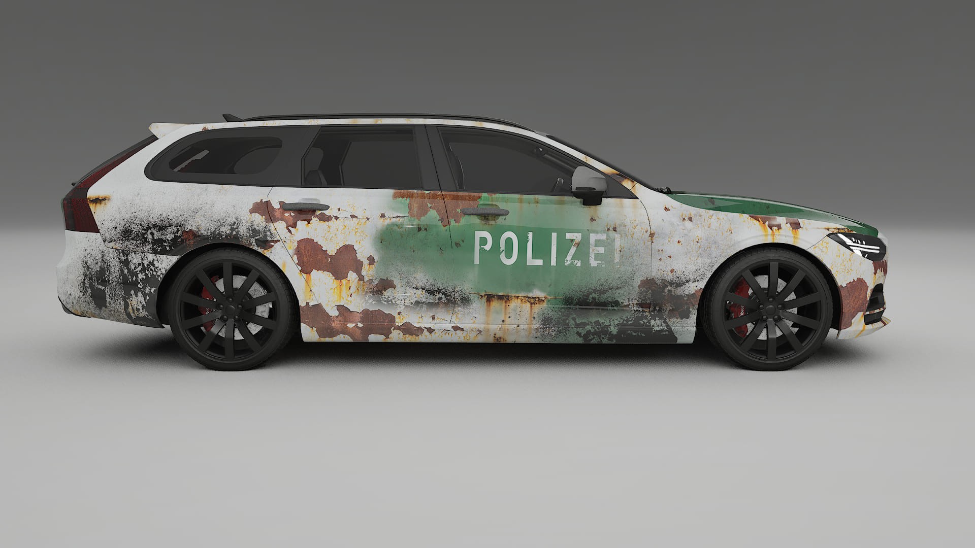 Volvo V90 P5 COBRA 11 – Ontworpen Wrap PPF Kit van Printbaar Polyurethaanfolie
