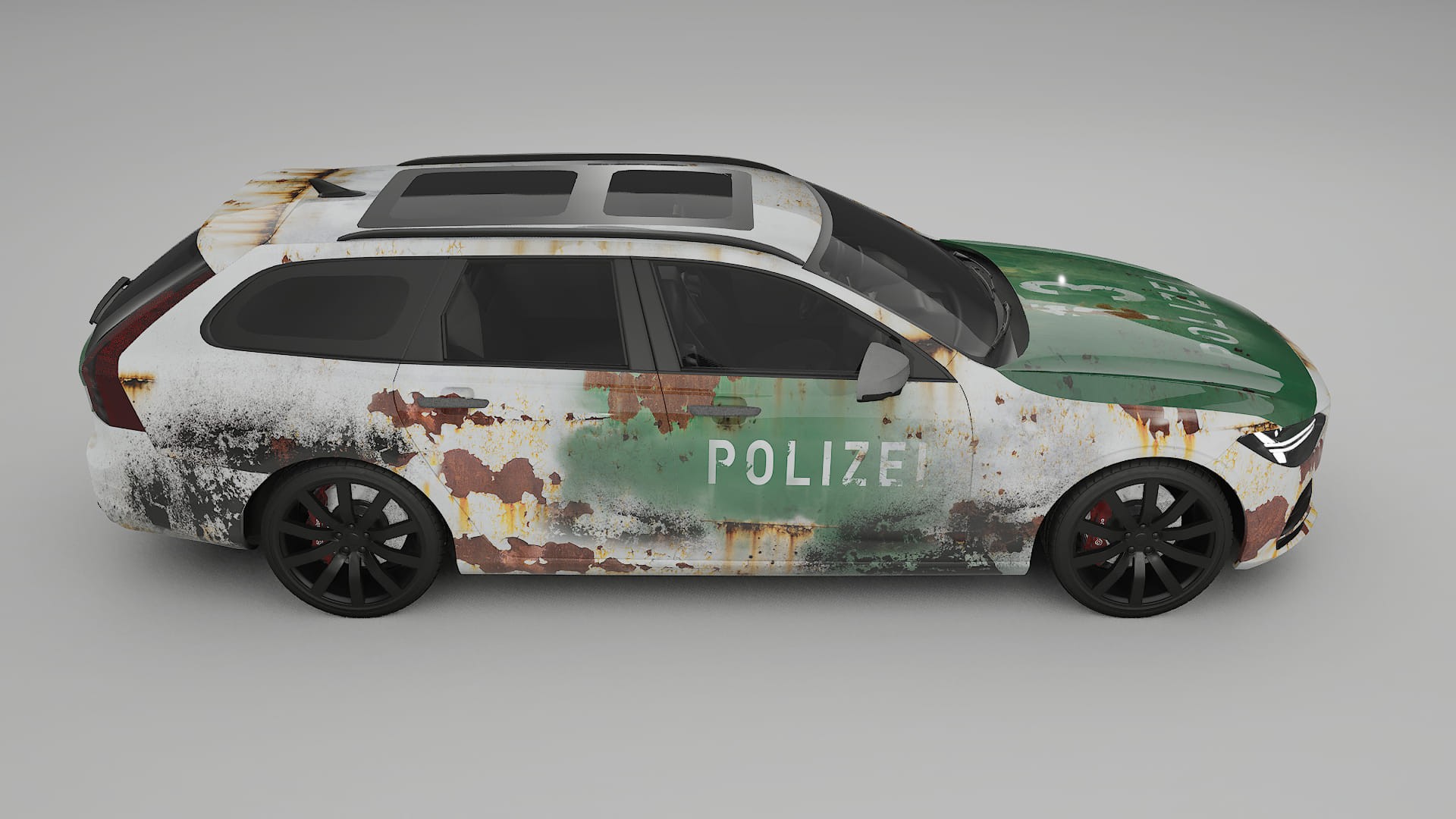 Volvo V90 P5 COBRA 11 – Ontworpen Wrap PPF Kit van Printbaar Polyurethaanfolie