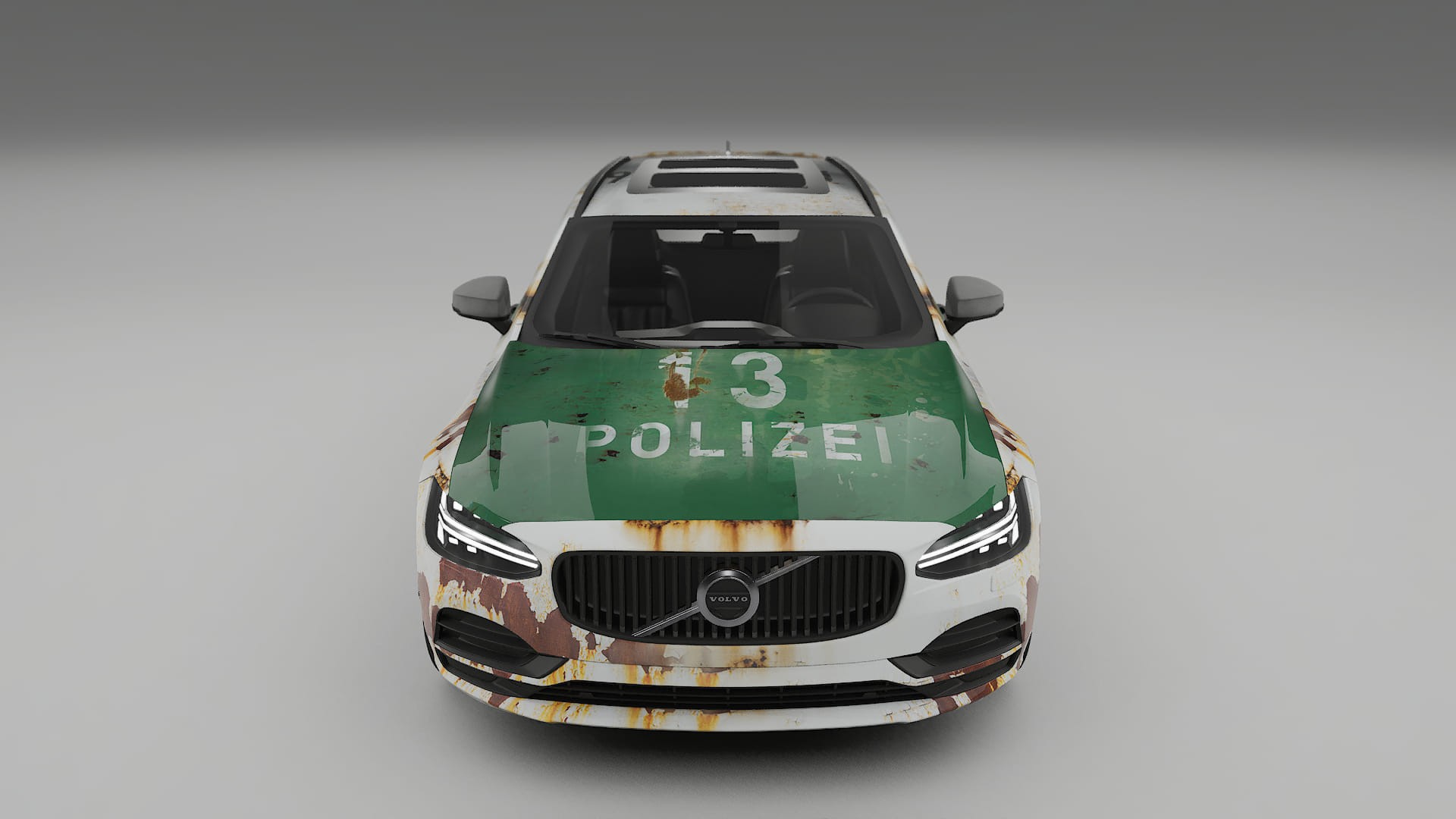 Volvo V90 P5 COBRA 11 – Ontworpen Wrap PPF Kit van Printbaar Polyurethaanfolie