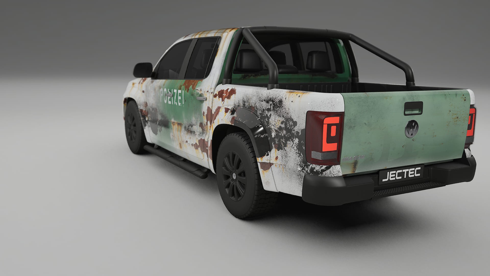 VW Amarok 2H COBRA 11 – Ontworpen Wrap PPF Kit van Printbaar Polyurethaanfolie