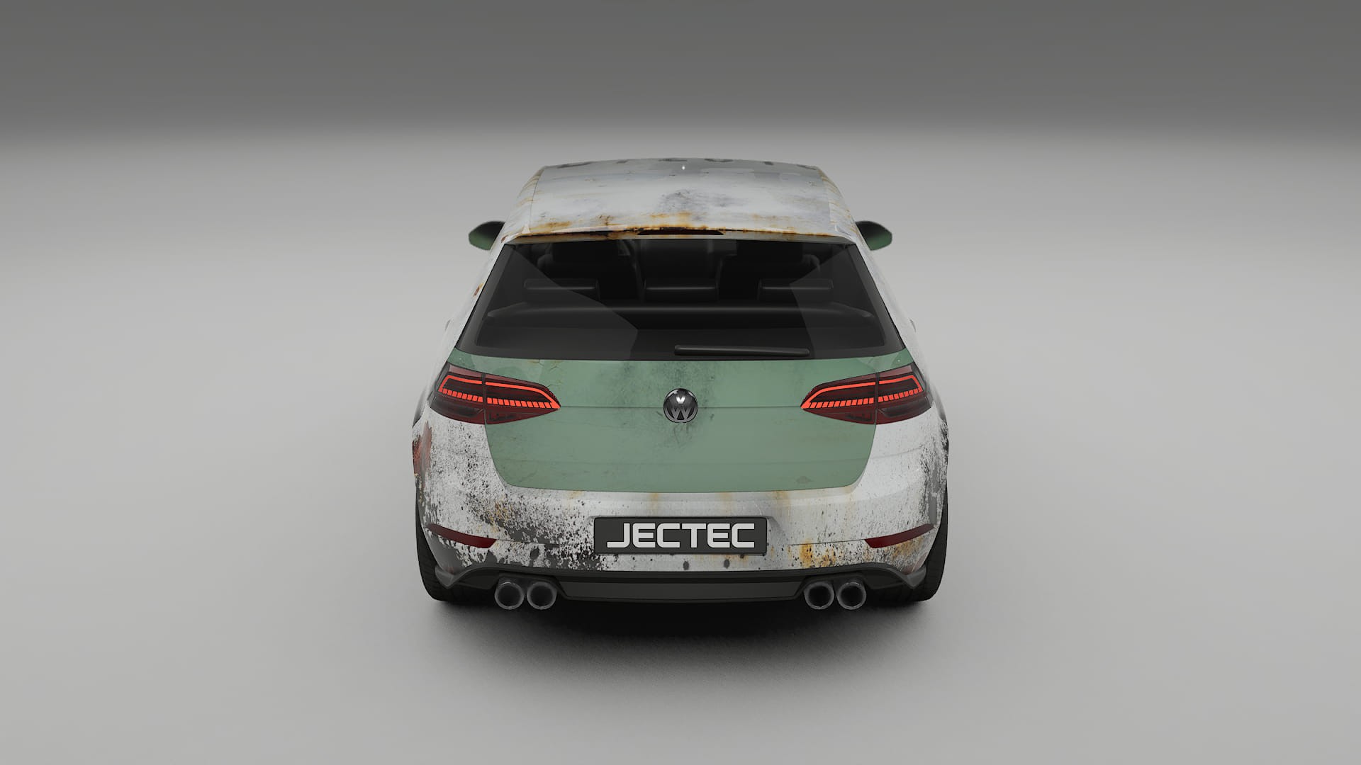 VW Golf Mk7 COBRA 11 – Ontworpen Wrap PPF Kit van Printbaar Polyurethaanfolie