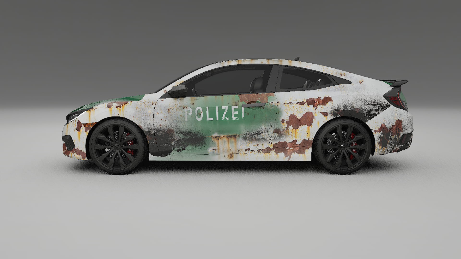 Honda Civic coupe prefacelift pre-LCI COBRA 11 – Ontworpen Wrap PPF Kit van Printbaar Polyurethaanfolie