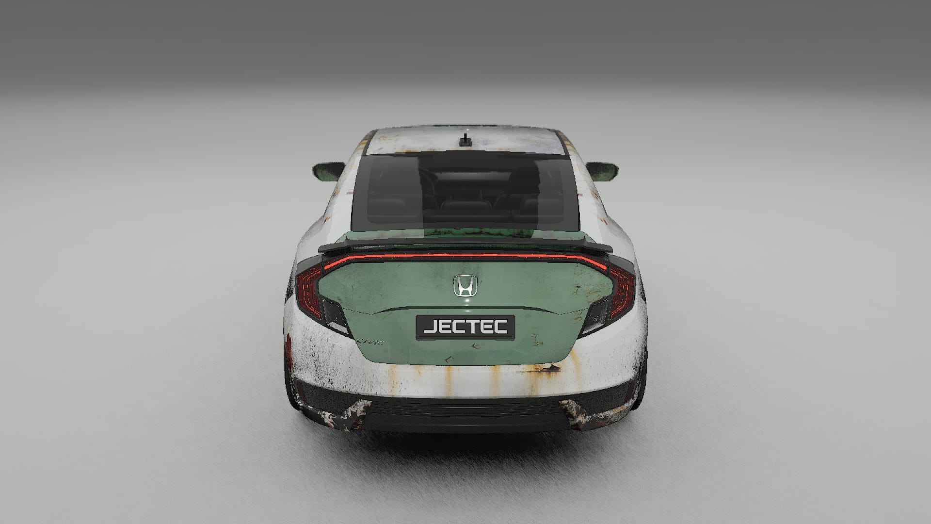 Honda Civic coupe prefacelift pre-LCI COBRA 11 – Ontworpen Wrap PPF Kit van Printbaar Polyurethaanfolie