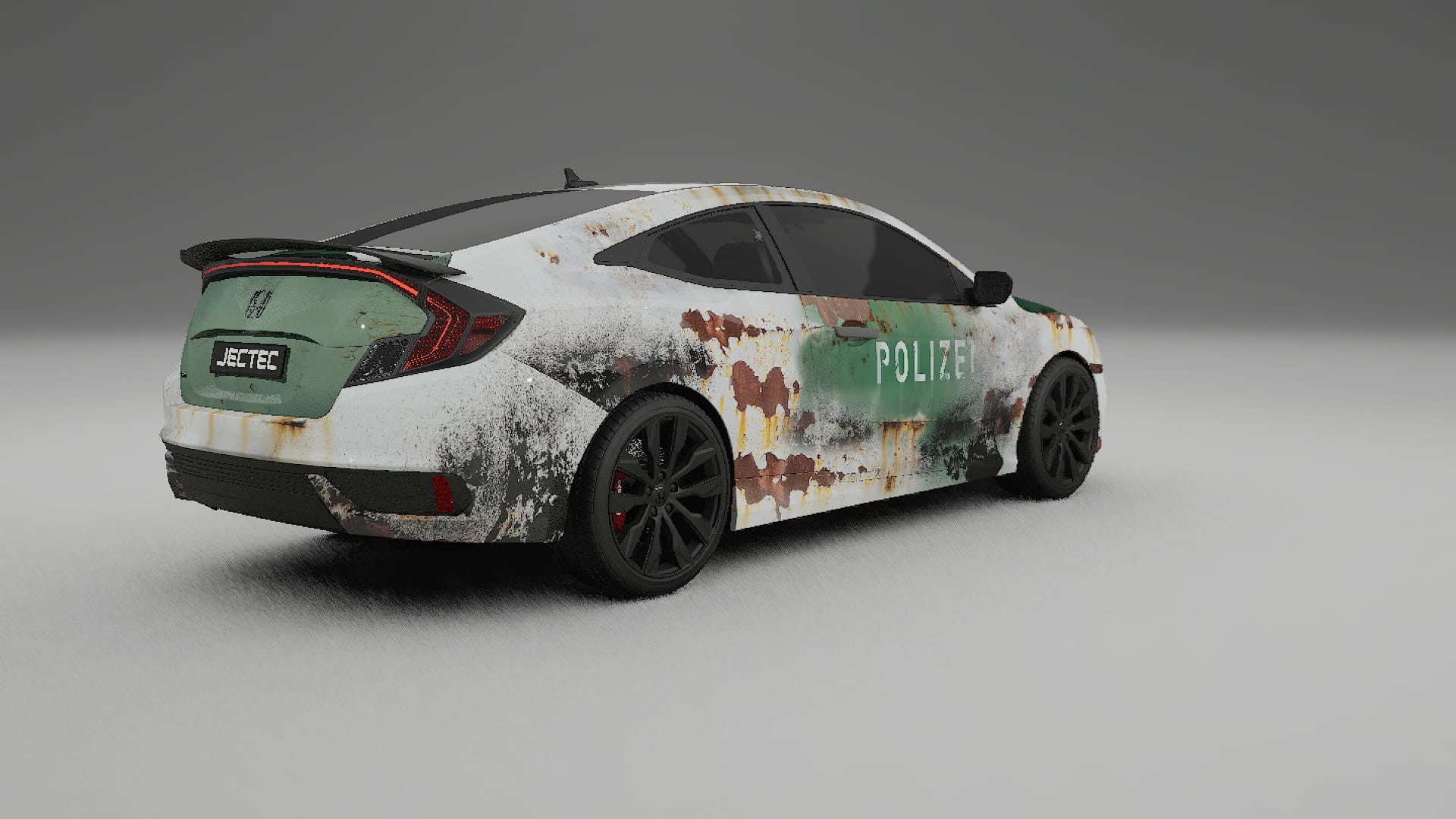 Honda Civic coupe prefacelift pre-LCI COBRA 11 – Ontworpen Wrap PPF Kit van Printbaar Polyurethaanfolie