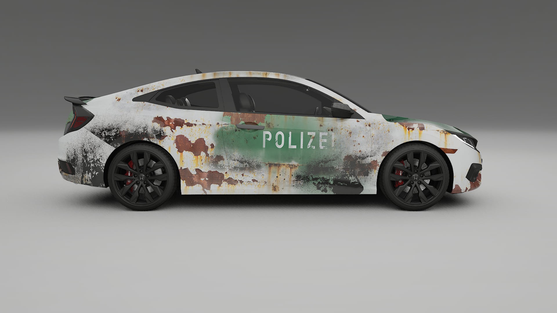 Honda Civic coupe prefacelift pre-LCI COBRA 11 – Ontworpen Wrap PPF Kit van Printbaar Polyurethaanfolie