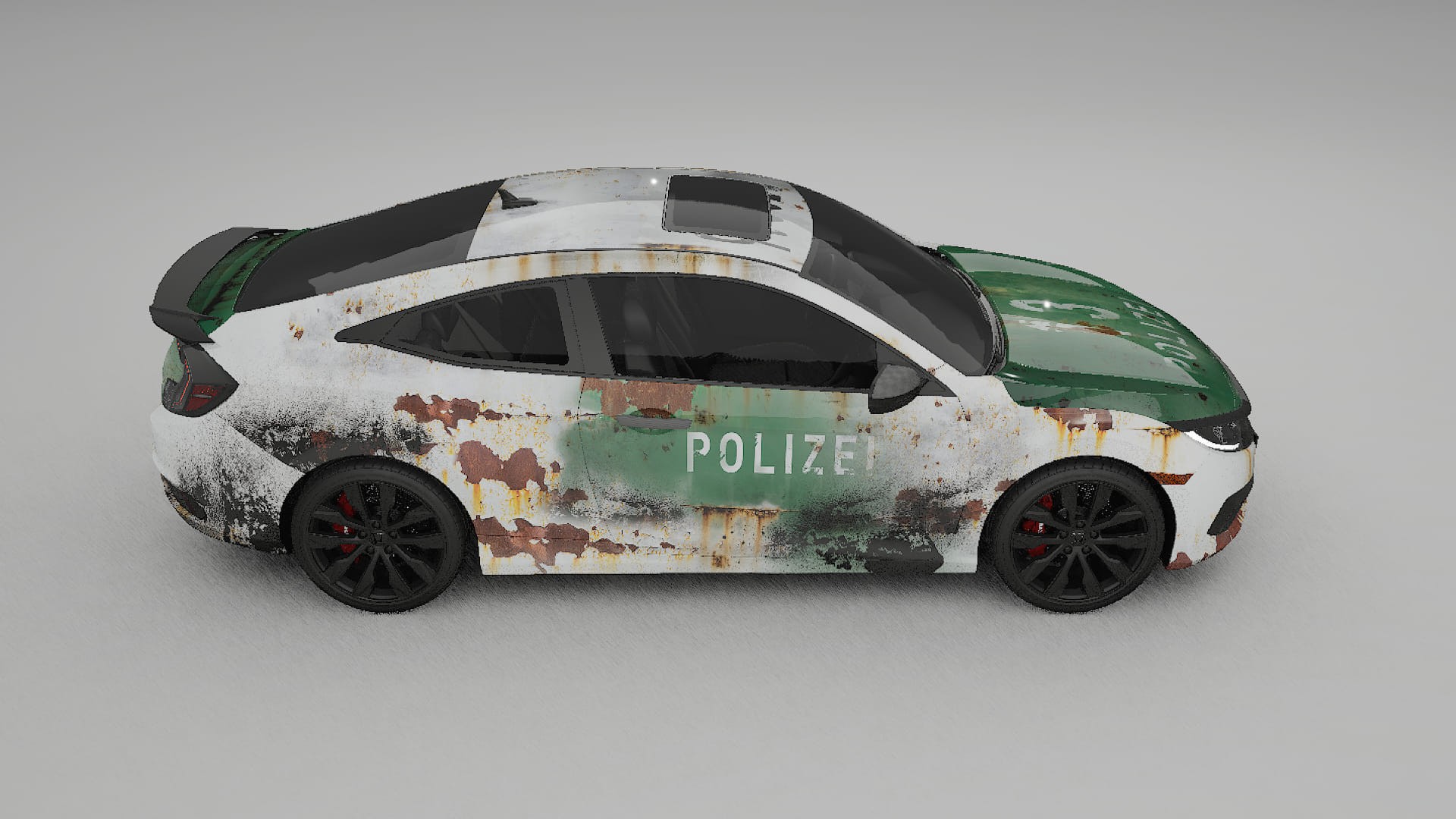 Honda Civic coupe prefacelift pre-LCI COBRA 11 – Ontworpen Wrap PPF Kit van Printbaar Polyurethaanfolie