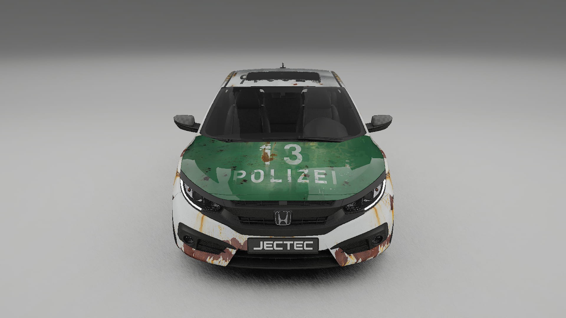Honda Civic coupe prefacelift pre-LCI COBRA 11 – Ontworpen Wrap PPF Kit van Printbaar Polyurethaanfolie